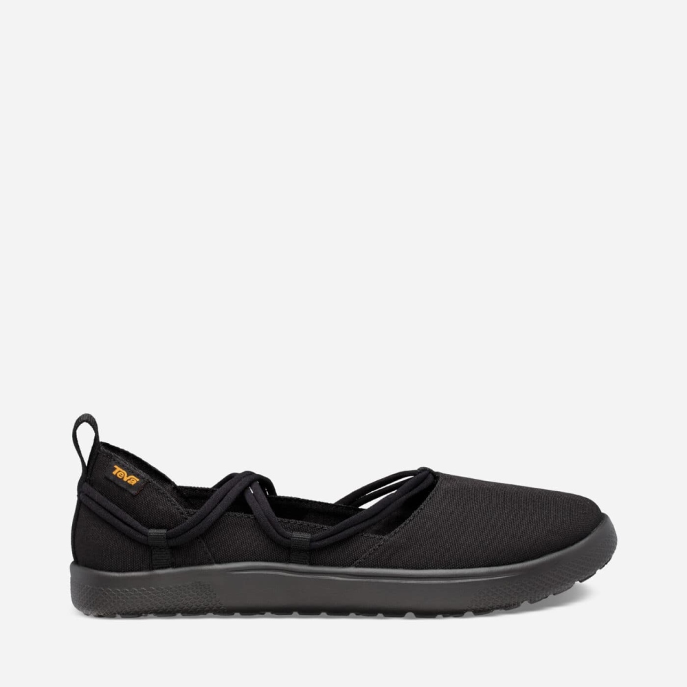 Teva Voya Infinity MJ - Women's Teva Slip Ons - Black | India (LOCT74150)